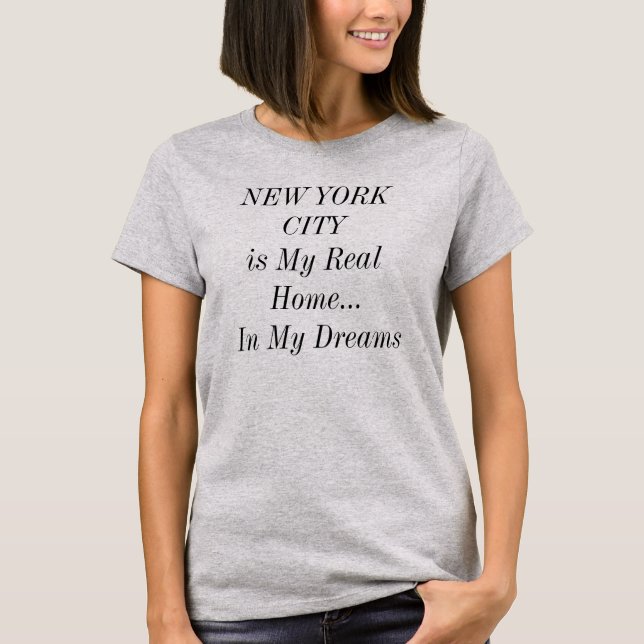 Camiseta NUEVA YORK CITY Dream Home Travel (Anverso)