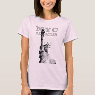 Camiseta Nueva York City Manhattan Estatua de la Libertad N