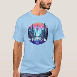 Camiseta Nueva York City of Neon Lights