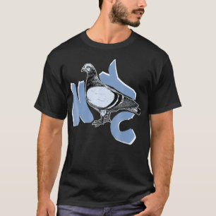 Camiseta Nueva York City Pigeon T Shirt - NYC Animales y