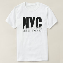 Camiseta Nueva York City Skyline Retro Style