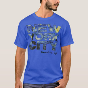 Camiseta Nueva York City Van Gogh Starry Night Art Vincent