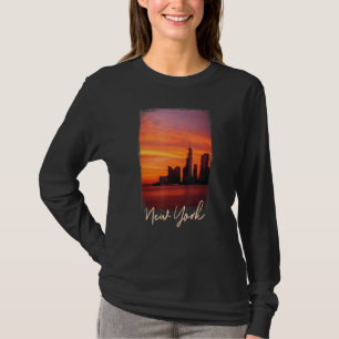 Camiseta Nueva York Ciudad de Nueva York Sunse Ny