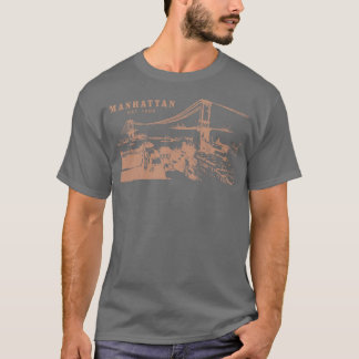 Camiseta Nueva York del Viejo Manhattan