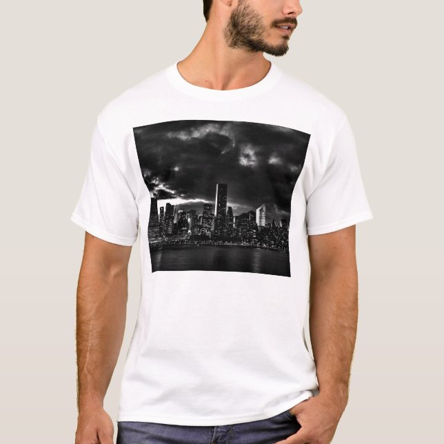 Camiseta Nueva York en blanco y negro (Anverso)