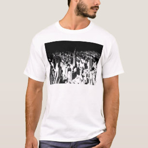 Camiseta Nueva York en blanco y negro