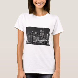 Camiseta Nueva York en blanco y negro