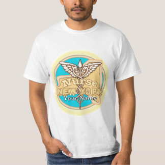Camiseta Nueva York Enfermera Caduceo