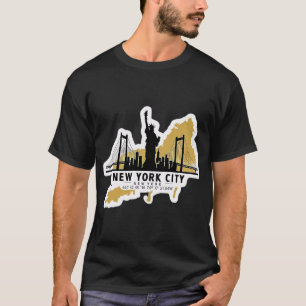 Camiseta Nueva York estilizada