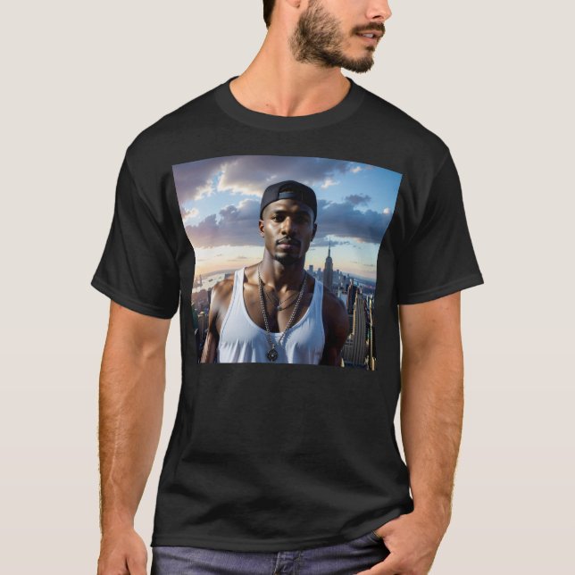 Camiseta Nueva York - Estrella del Rap (Anverso)