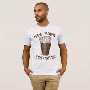Camiseta Nueva York Fuente de Soda Clásica de Crema de Huev