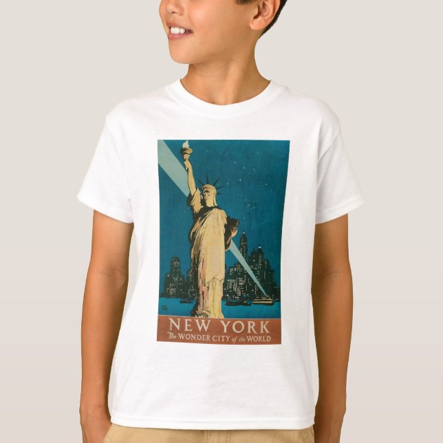 Camiseta Nueva York: La ciudad de la maravilla del poster (Anverso)