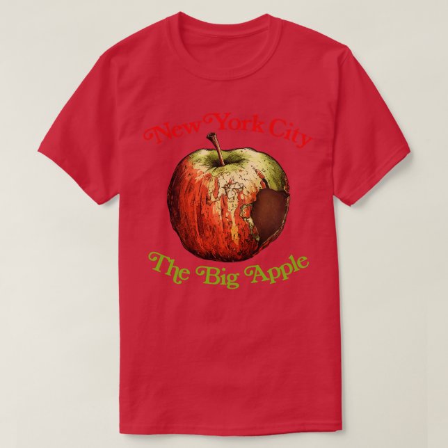 Camiseta Nueva York La Gran Manzana (Diseño del anverso)