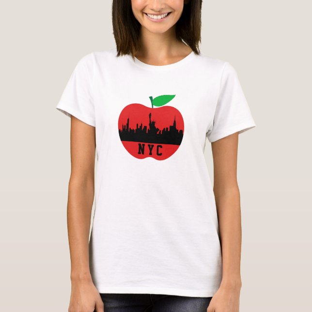 Camiseta Nueva York La Gran Manzana - Estado de Nueva York (Anverso)