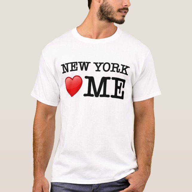 Camiseta Nueva York me ama, me encanta (Anverso)
