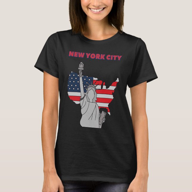 Camiseta Nueva York monumento conmemorativo de Nueva York (Anverso)