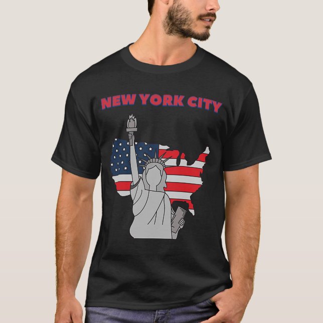Camiseta Nueva York monumento conmemorativo de Nueva York (Anverso)
