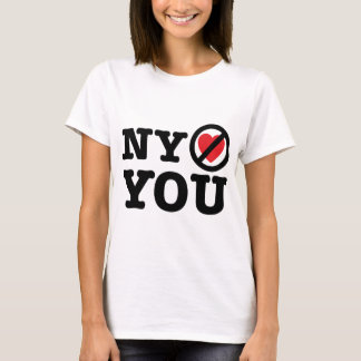 Camiseta Nueva York no le ama parodia ny del amor de i