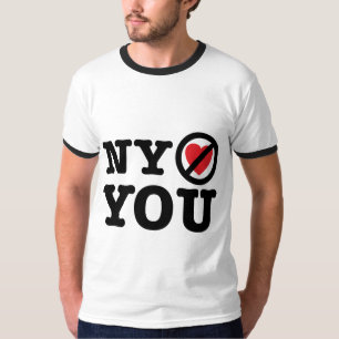 Camiseta Nueva York no le ama parodia ny del amor de i