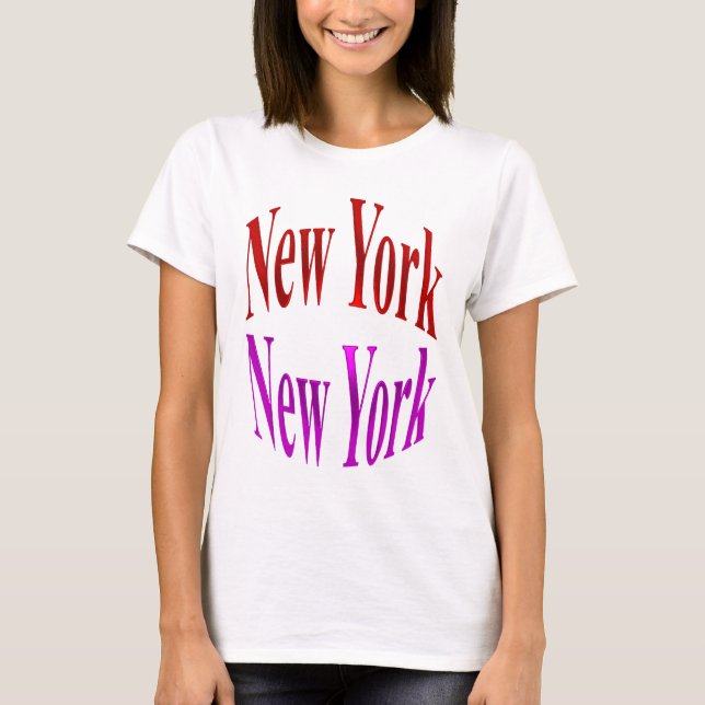 Camiseta Nueva York Nueva York (Anverso)