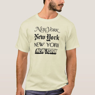 Camiseta Nueva York, Nueva York