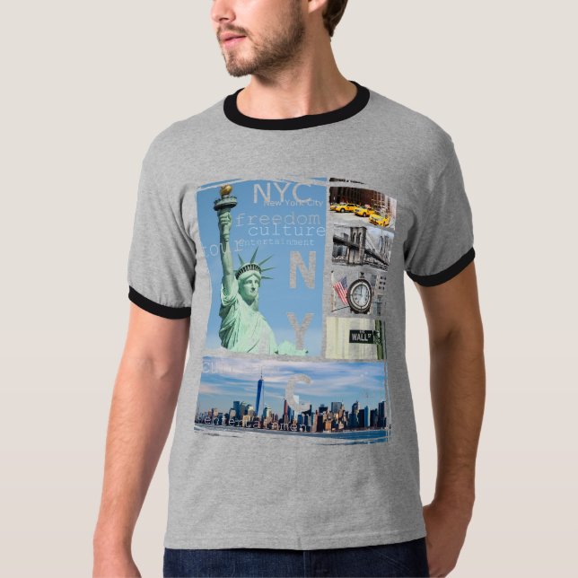 Camiseta Nueva York Nueva York Estatua de la Libertad Nyc N (Anverso)