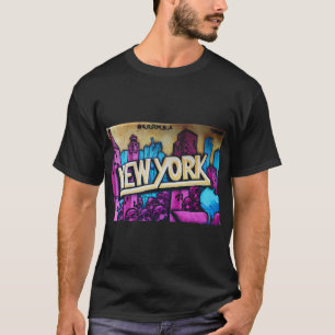 Camiseta Nueva York Nueva York Grafiti