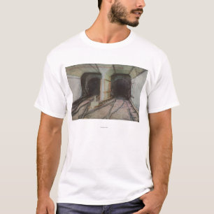 Camiseta Nueva York, NY - túnel del río Hudson, subterrá