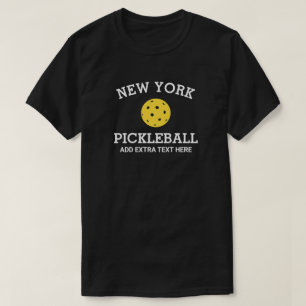 Camiseta Nueva York Pickleball Añadir Personalizado del nom