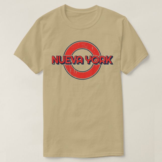 Camiseta nueva york retro (Diseño del anverso)