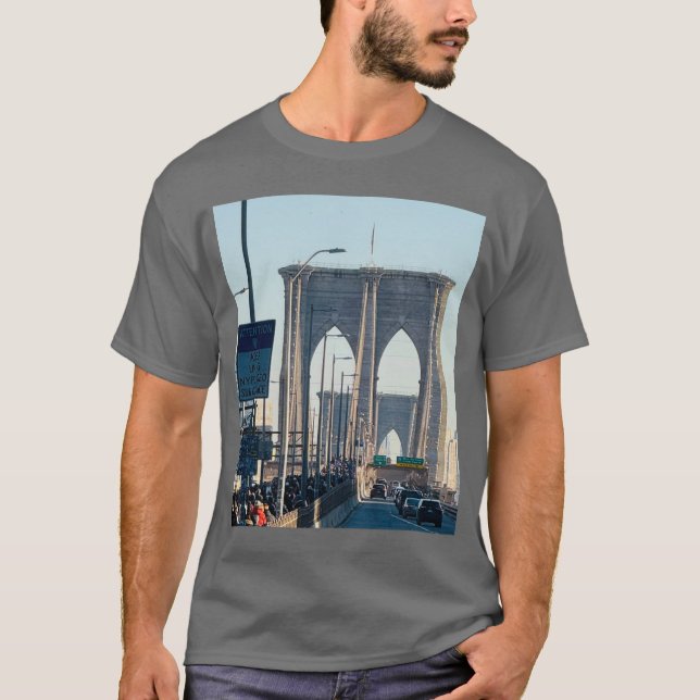 Camiseta Nueva York The Brooklyn Bridge (Anverso)