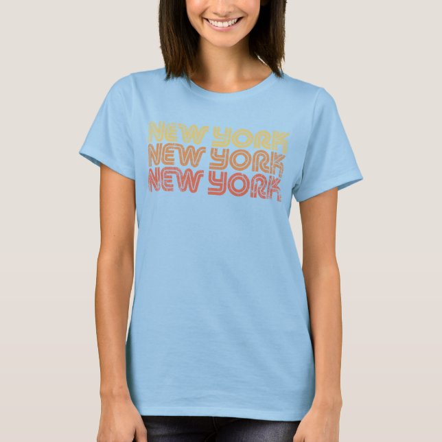 Camiseta Nueva York Vintage Used (Anverso)