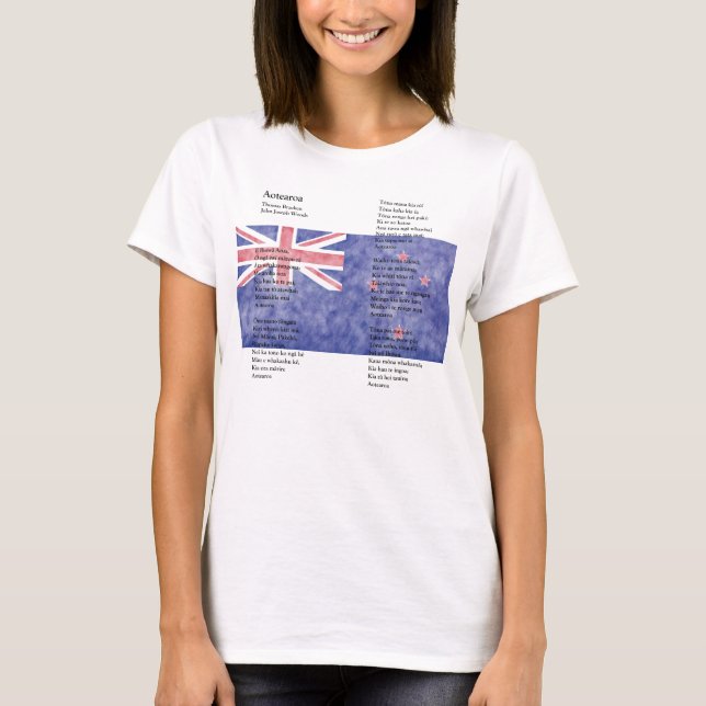 Camiseta Nueva Zelanda - Aotearoa (Anverso)