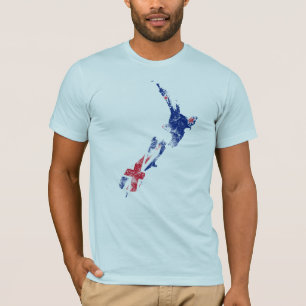 Camiseta Nueva Zelanda apenó la bandera
