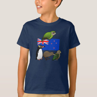 Camiseta Nueva Zelanda Birdorables