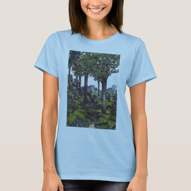 Camiseta Nueva Zelanda Bush, de Lynda Vugler (Anverso)