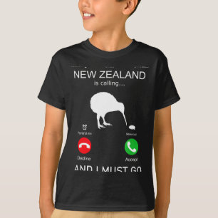 Camiseta Nueva Zelanda está llamando y debo ir, Zealand Fun