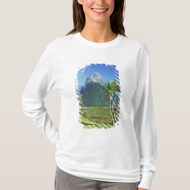 Camiseta Nueva Zelanda, Isla Sur, Mitre Peak, (Anverso)