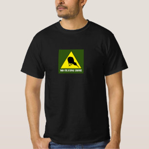 Camiseta Nueva Zelanda, Kiwi Bird & No Flying Zone/Aotearoa