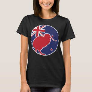 Camiseta Nueva Zelanda Kiwi New Zealand National Animal Fla