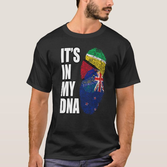 Camiseta Nueva Zelanda Y Guyana Mezclan El Patrimonio De La (Anverso)