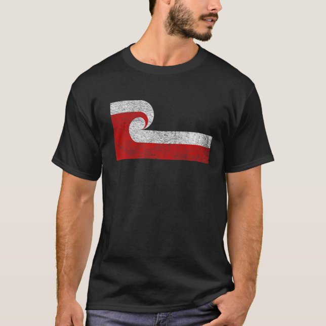 CAMISETA NUEVA ZELANDIA BANDERA MAORI TINO RANGATIRATANGA (Anverso)
