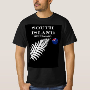 Camiseta Nueva Zelandia, Isla del Sur, Tierra de Kiwi, Tier