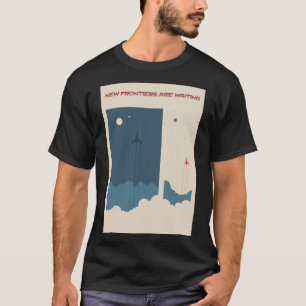 Camiseta Nuevas fronteras esperan la propaganda de la cosec