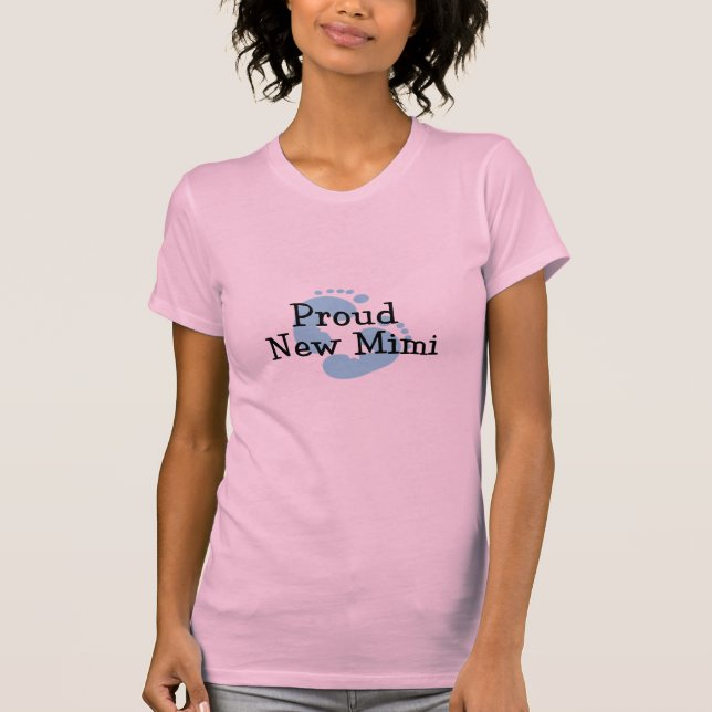Camiseta Nuevas huellas orgullosas del bebé Mimi (Anverso)