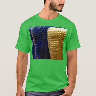 Camiseta Nuevas jarras de alfarería mexicana en azul y blan