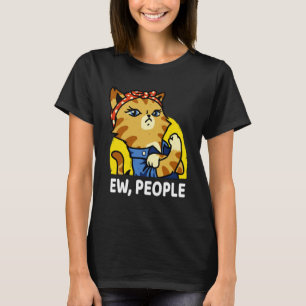 Camiseta Nuevas personas mujeres gato miowy Purrsist Cat Ki
