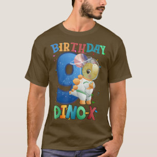 Camiseta Nueve años Dino Space Lover Boys hace 9 años