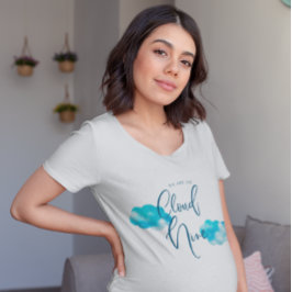 Camiseta Nueve Baby Shower de Blue Cloud