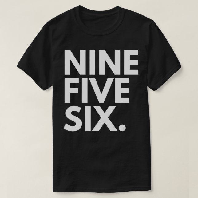 Camiseta NUEVE CINCO SEIS Código del Área 956 Laredo TX Tex (Diseño del anverso)